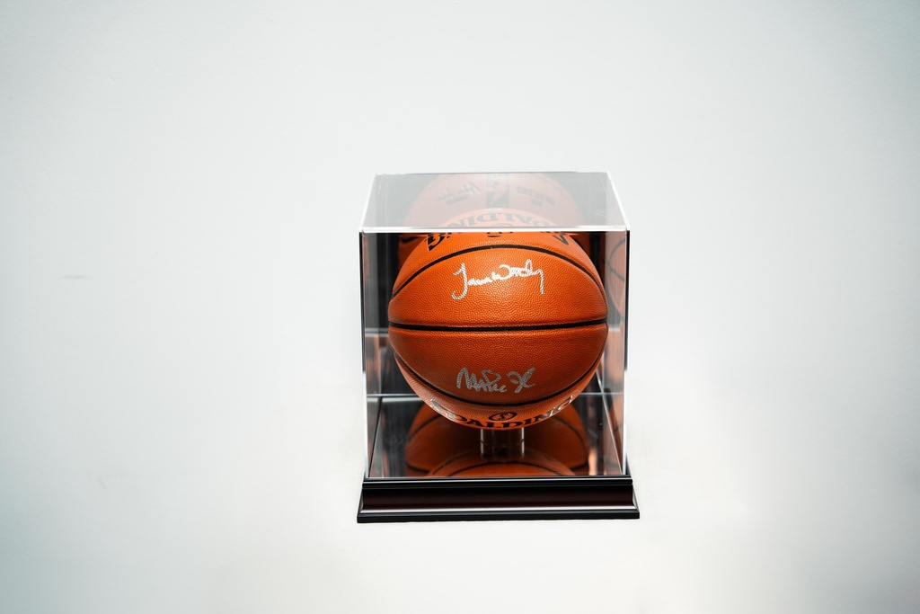 Earvin “Magic” Johnson Jr. (Johnson) and James Ager Worthy - Sign Ball
Basketball