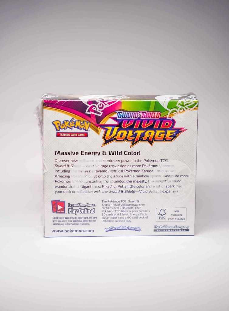 Pokemon Sword and Shield Vivid Voltage
Booster Pack