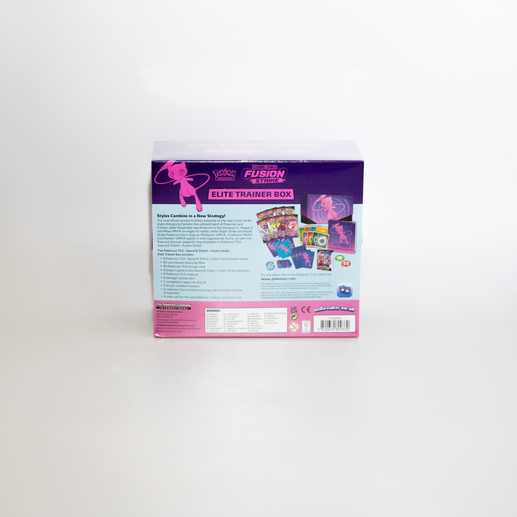 Pokémon Sword and Shield Fusion Strike
Elite Trainer Box