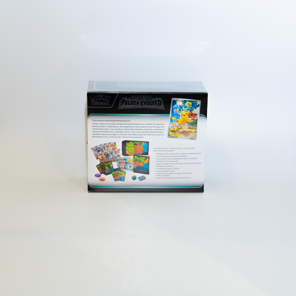 Pokémon Scarlet and Violet Paldea Evolved Elite Trainer Box