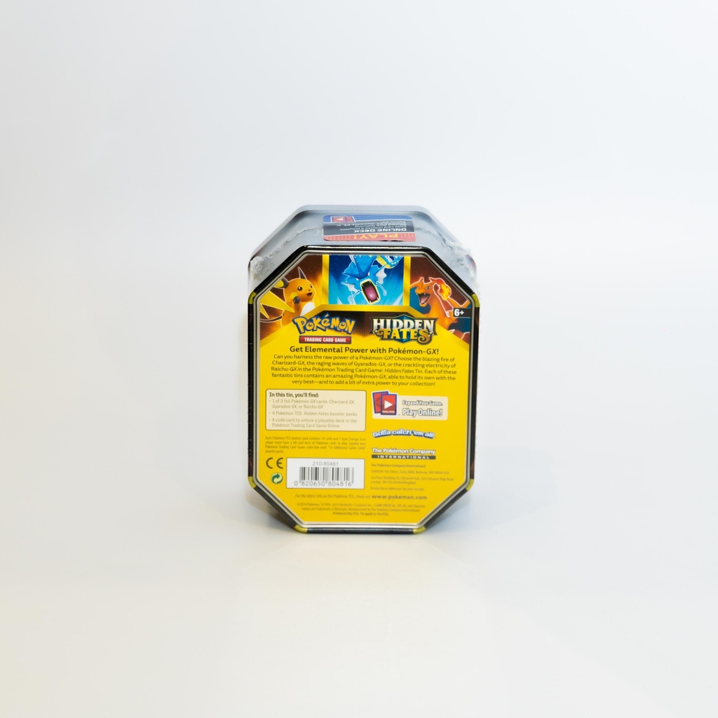 Pokémon Hidden Fates Tin