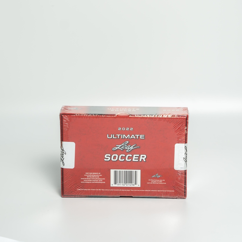 2022 Ultimate Leaf Soccer Sport Cards- 5 Autograph Cards Plus 1 Memorabilia