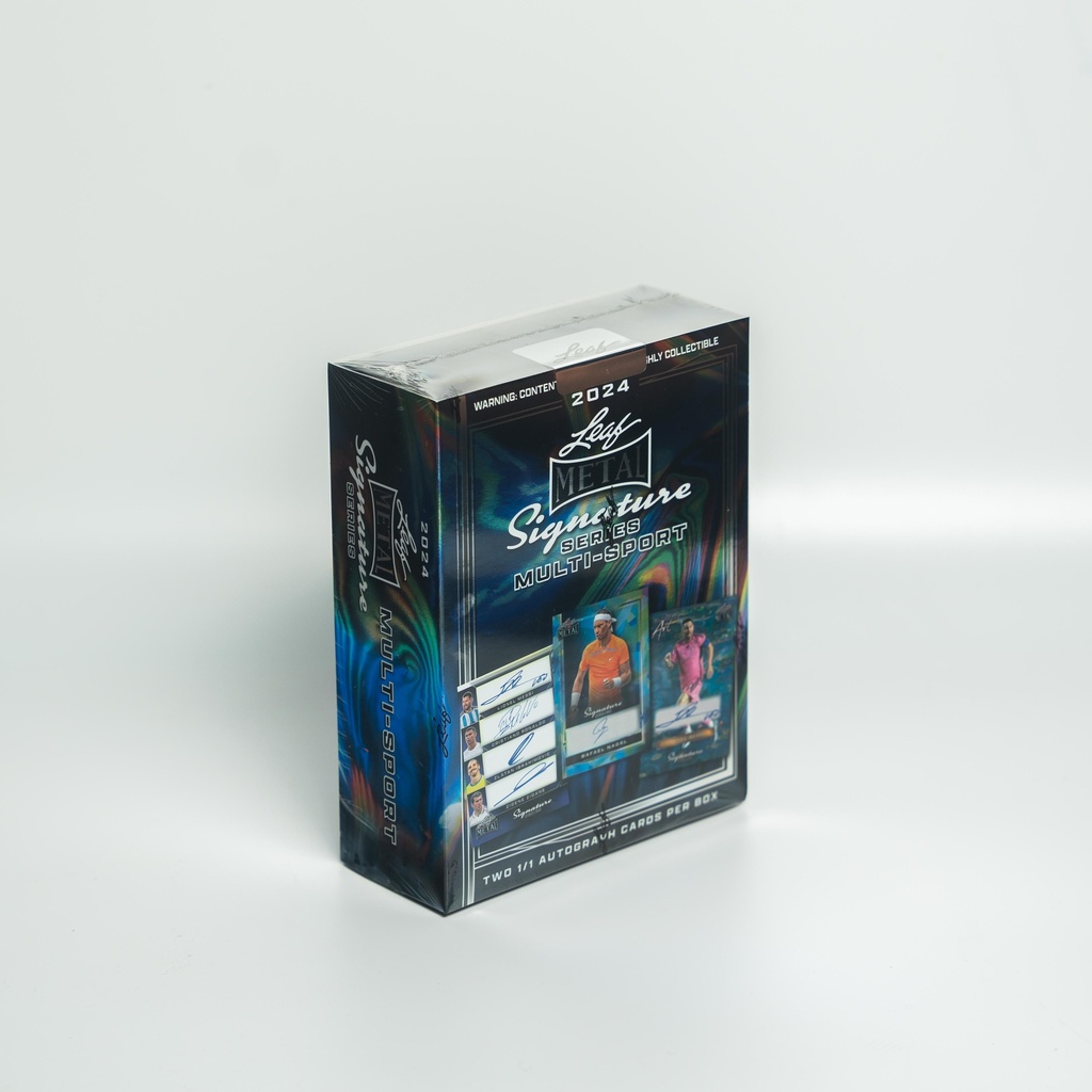 2024 Leaf Metal Signature Series Multi- Sport Cards  -Two 1/1 Autograph Cards