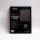 BCW LaserWeld 9-Pocket Page (100 Pages Per Box)