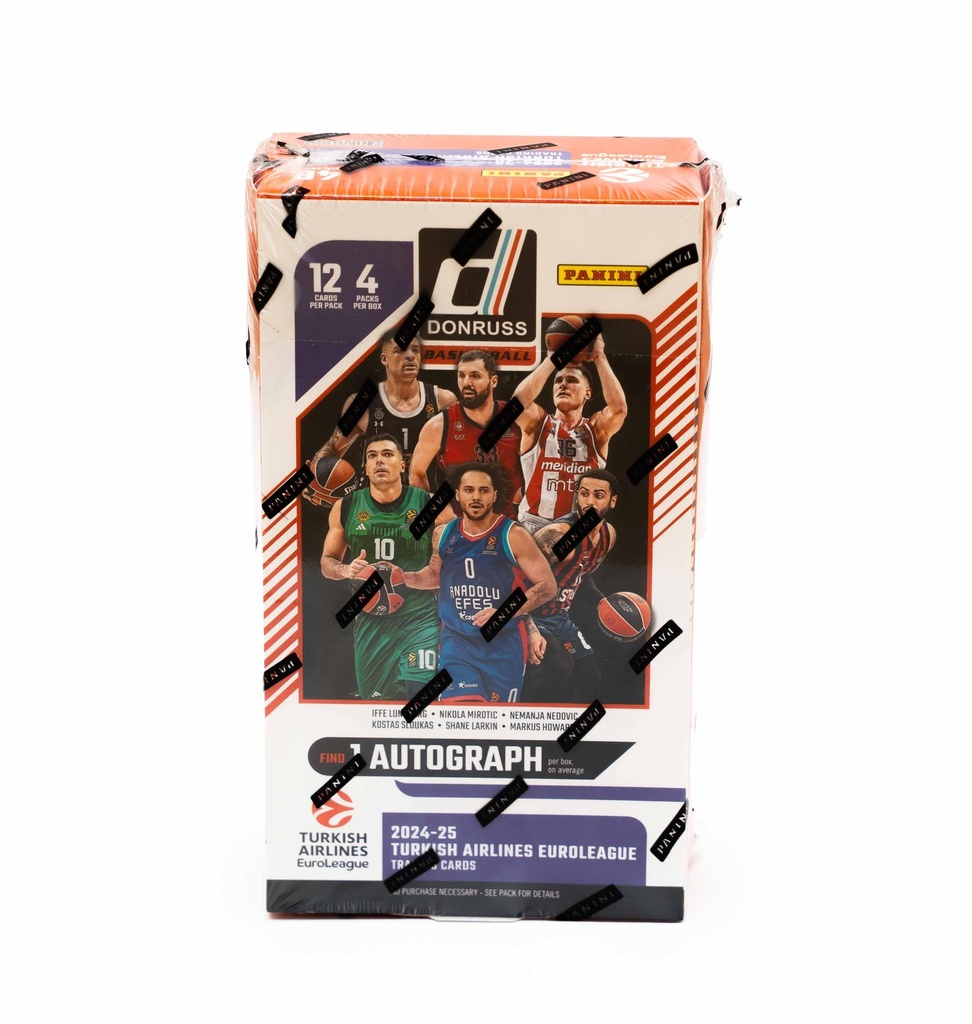 2024-25 Panini Donruss Turkish Airlines Euroleague Basketball Trading Card Hobby Box