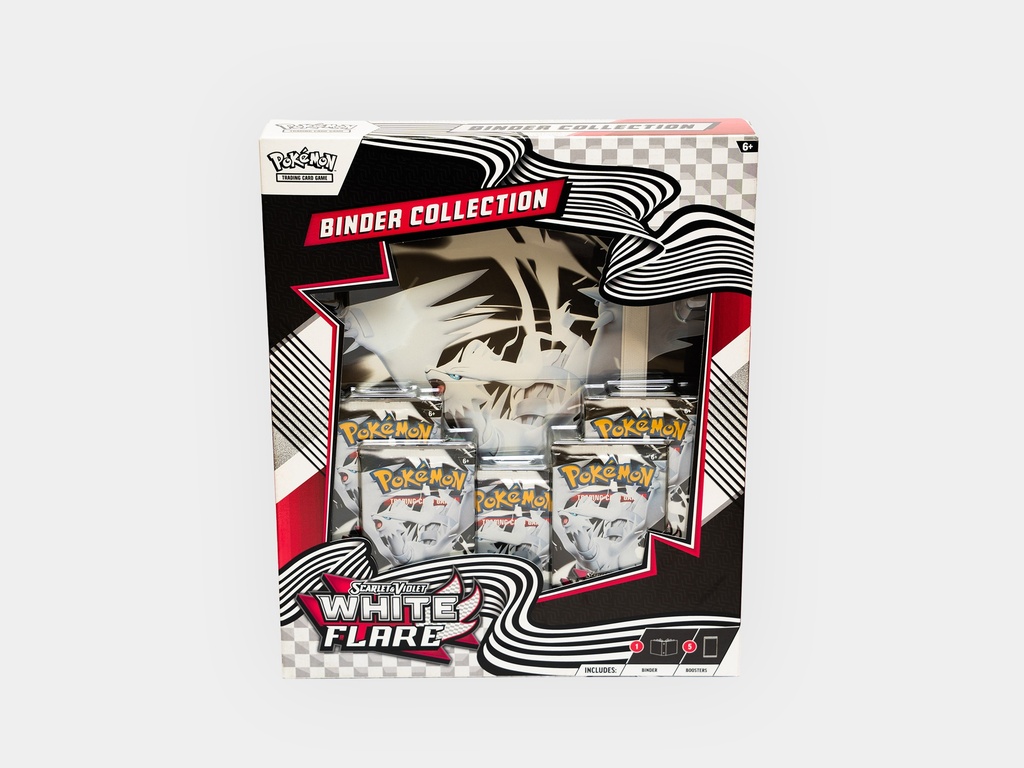 Pokemon Scarlet & Violet White Flare Binder Collection Box