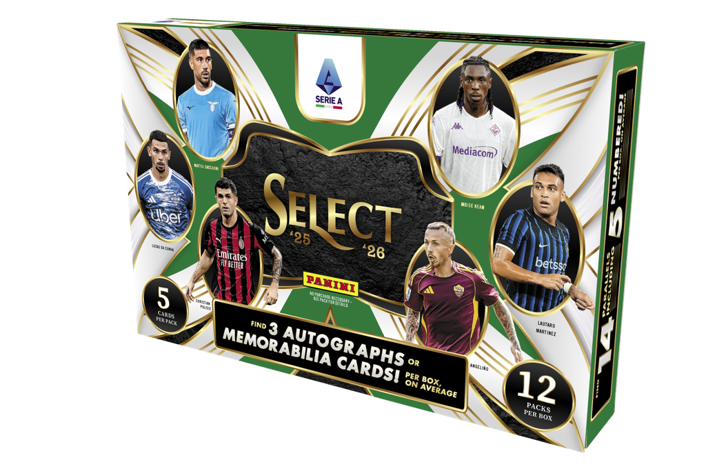 2025-26 Panini Select Serie A Trading Card Box Hobby Box (Pack) 
