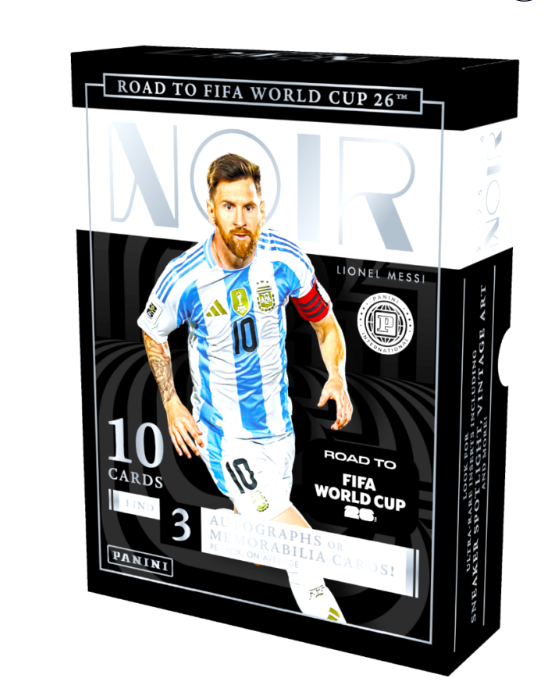2025-26 Panini Noir Road to FIFA World Cup 2026 Soccer Hobby International Box