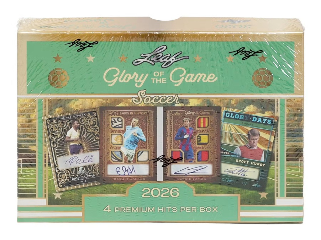 2026 Leaf Glory of the Game Soccer Hobby Box 