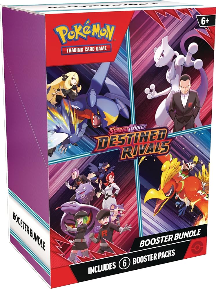 Pokemon Scarlet & Violet Destined Rivals 6-Pack Booster Bundle