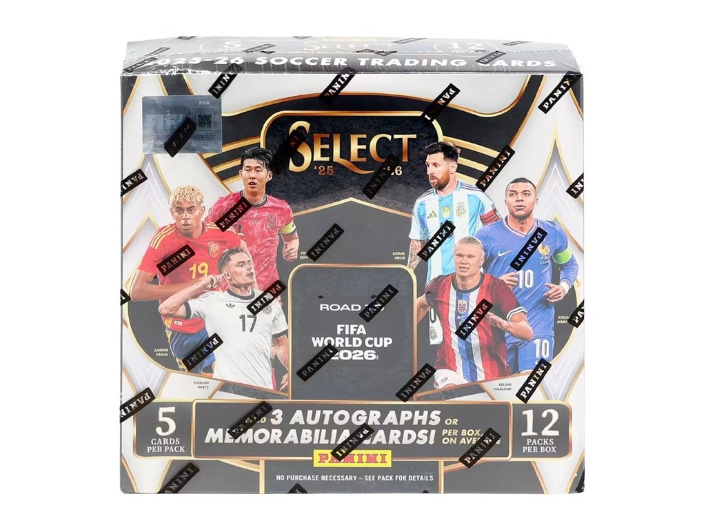2025/26 Panini Select Road to FIFA World Cup Soccer Hobby (Pack)