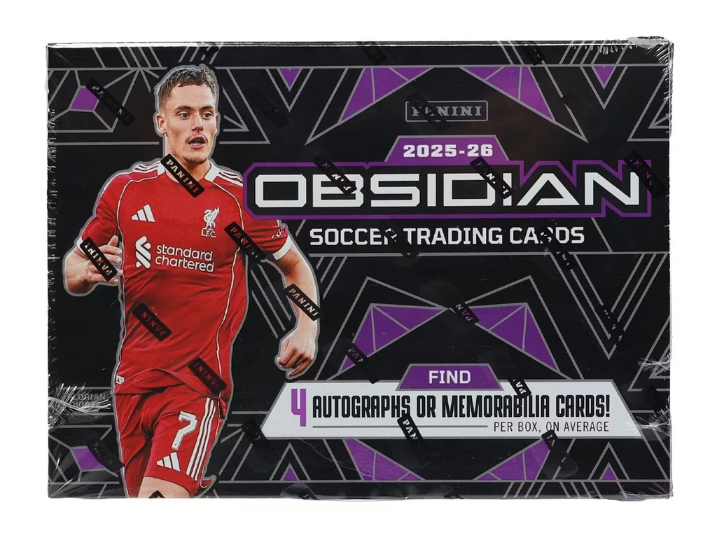 2025-26 Panini Obsidian Soccer Trading Card Hobby Box 