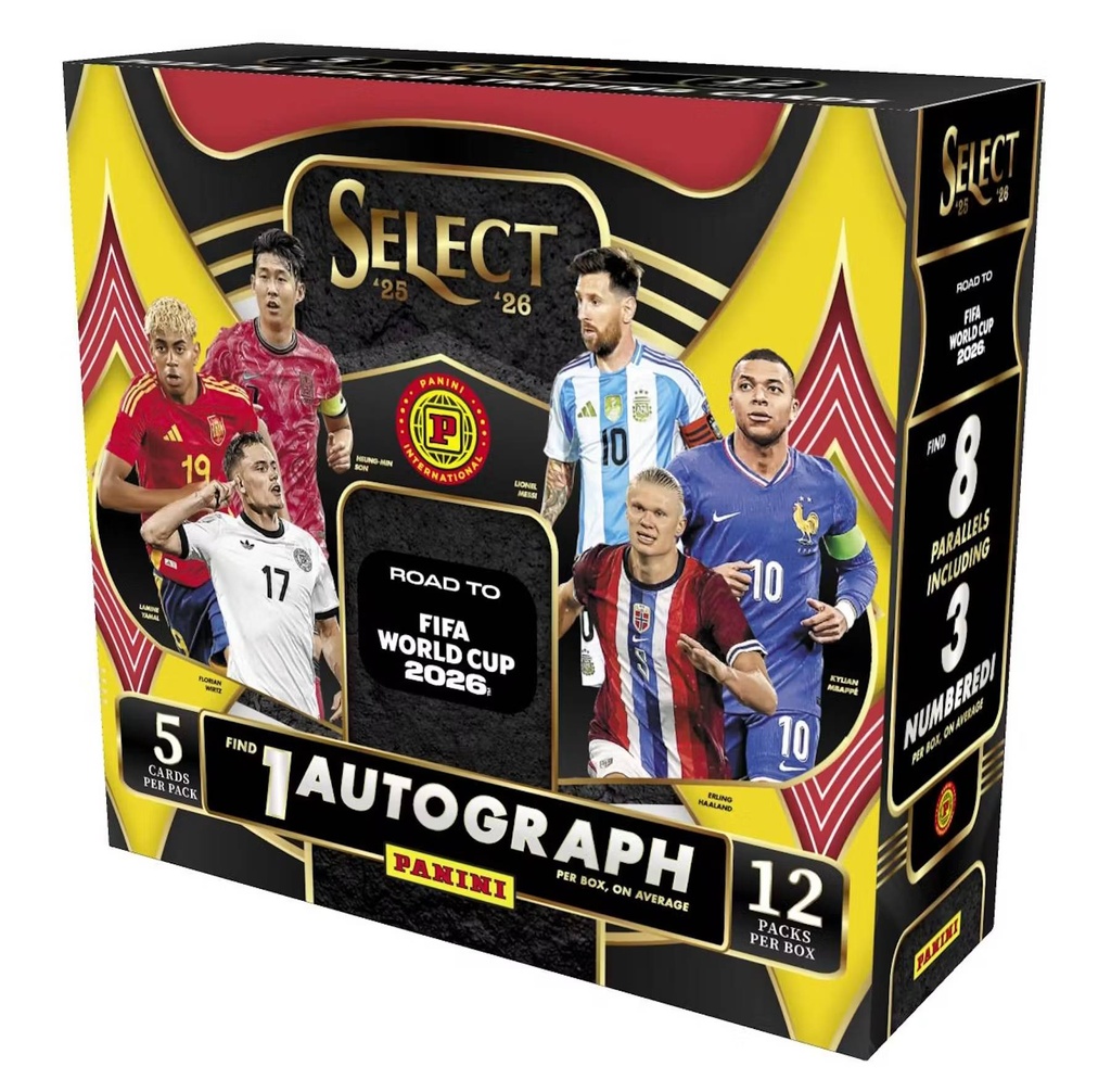 2025-26 Panini Select Road to FIFA World Cup Soccer Hobby International Box (Pack)