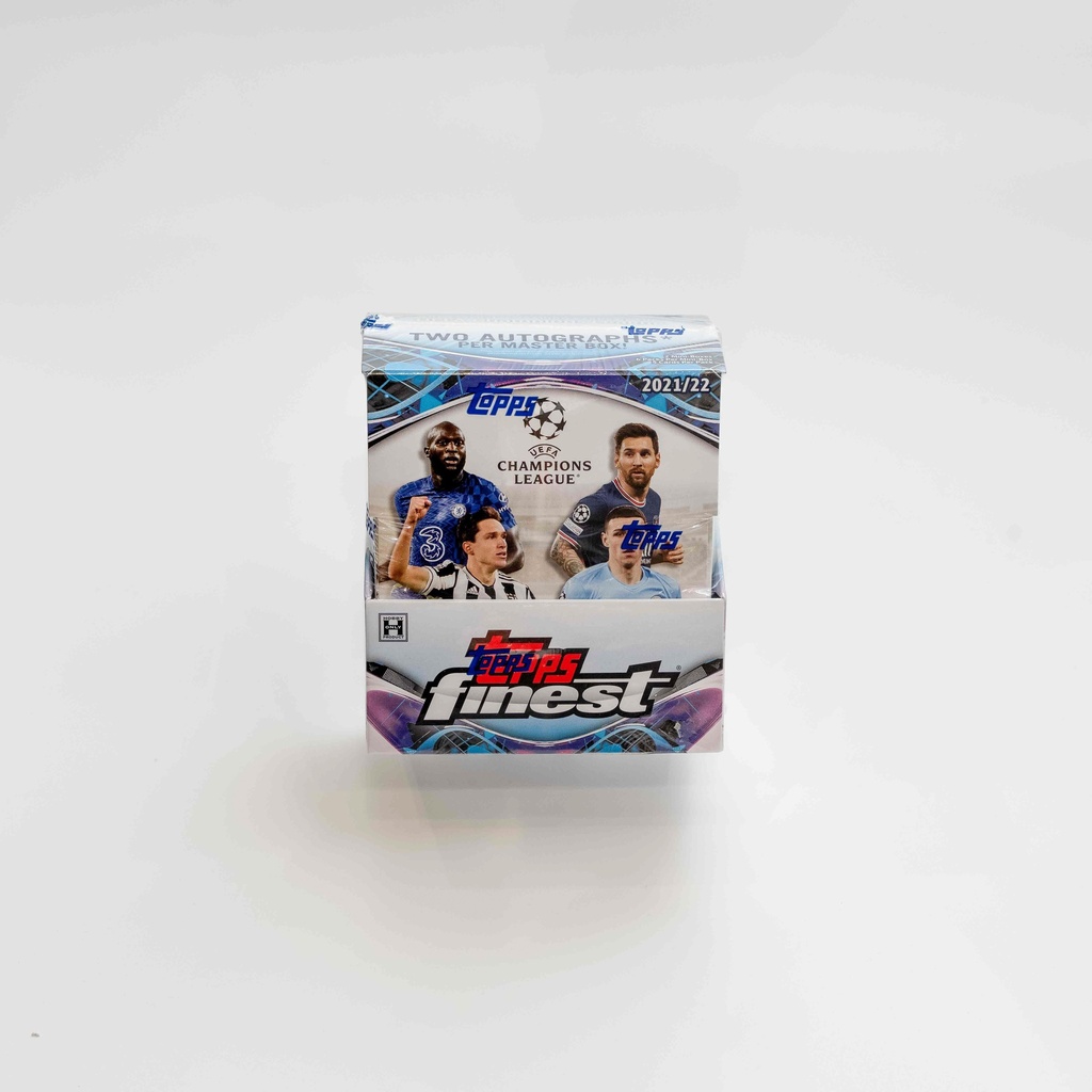 UEFA Champions League Topps Finest 2021-2022 Box (2 Autographs Per Master Box! Hobby 2 Mini Boxes)