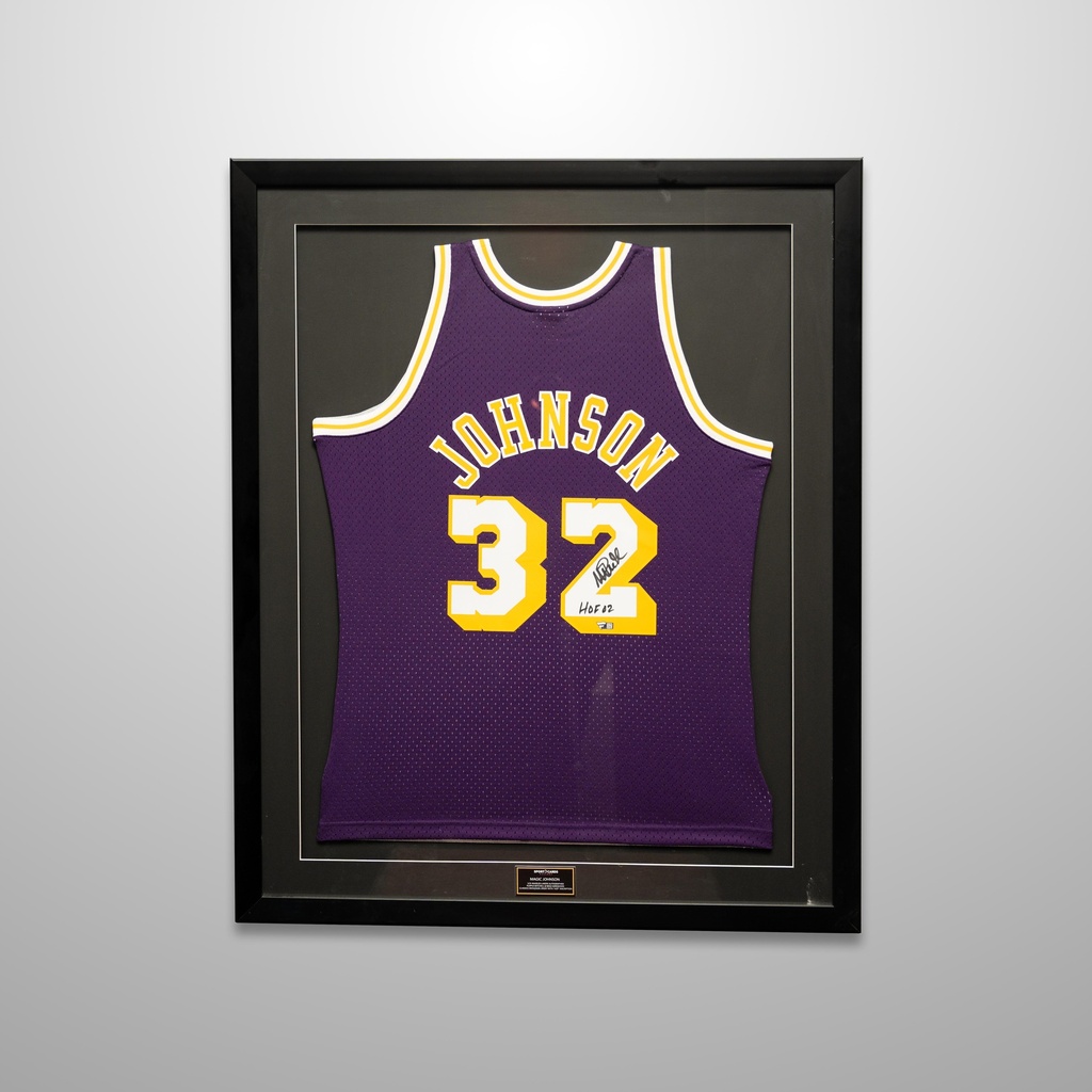 Earvin “Magic” Johnson Jr. (Johnson) - Sign Basketball Jersey -0073