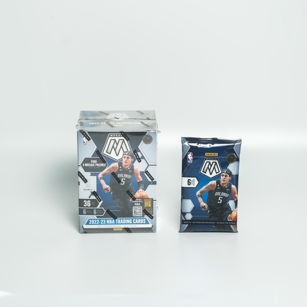 Panini Mosaic Basketball- Find 4 Mosaic Prizms! Per Box 2022-2023 Blaster 