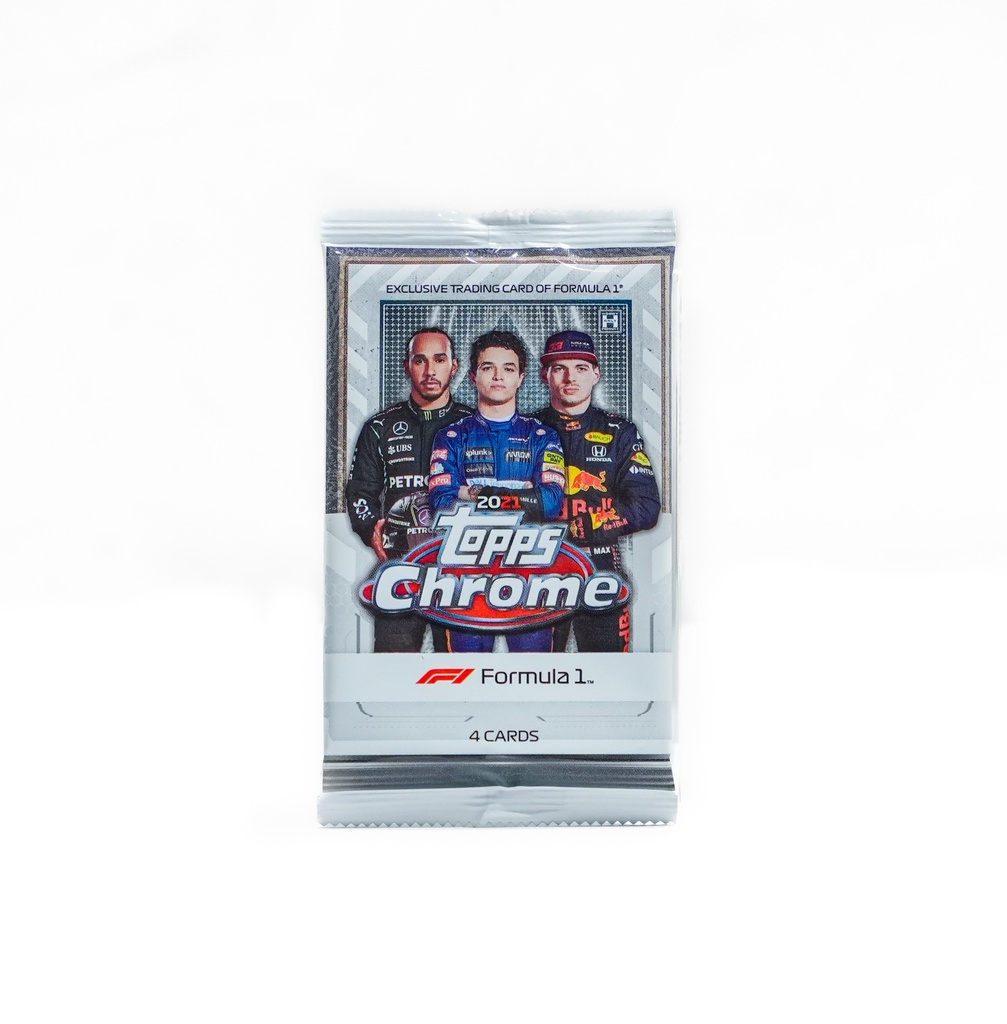 Topps Chrome Formula 1 2021 Hobby Lite- Find 4 Exclusive Raywave Parallels Inside Per Box