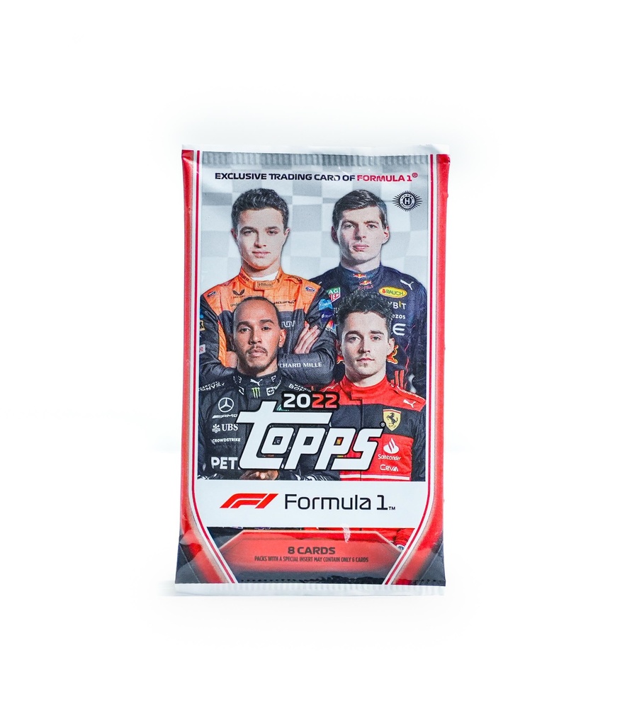Topps Formula 1 2022 Hobby- Look for Race Worn F1 Relic Cards Per Box