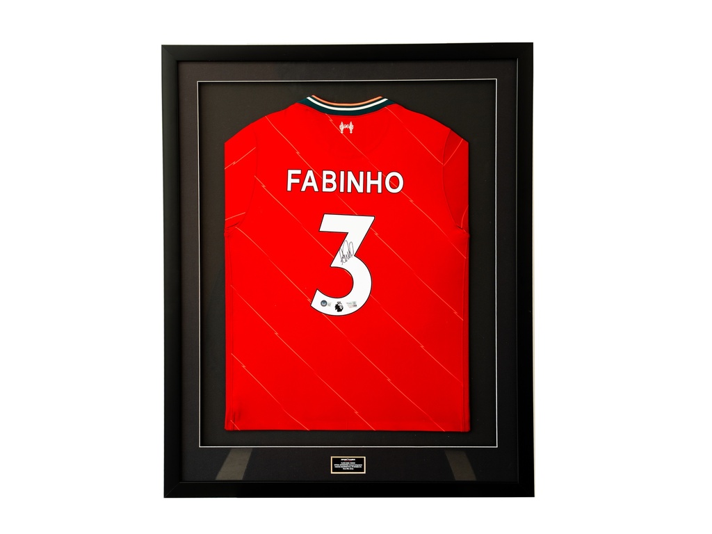Fabinho Liverpool Autographed Home Nike Jersey - Memento Memorabilia
