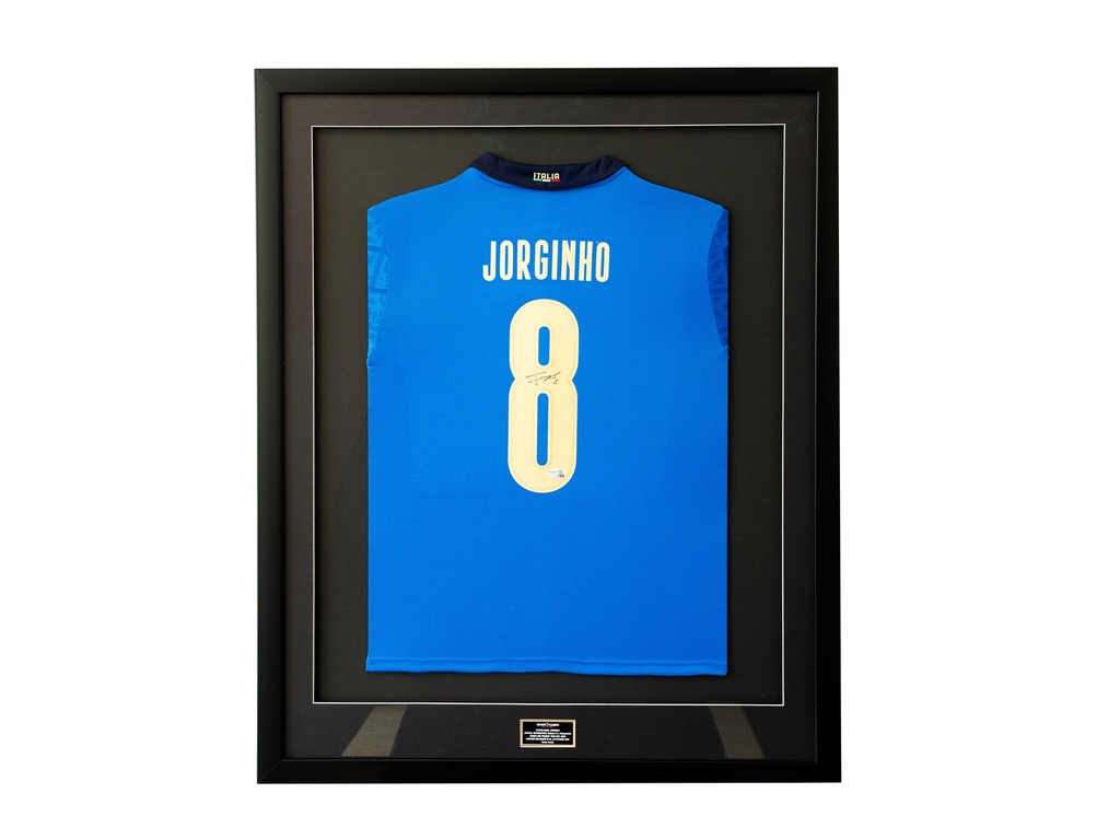 Jorginho Italy National Team Autographed 2020-21 Home Jersey