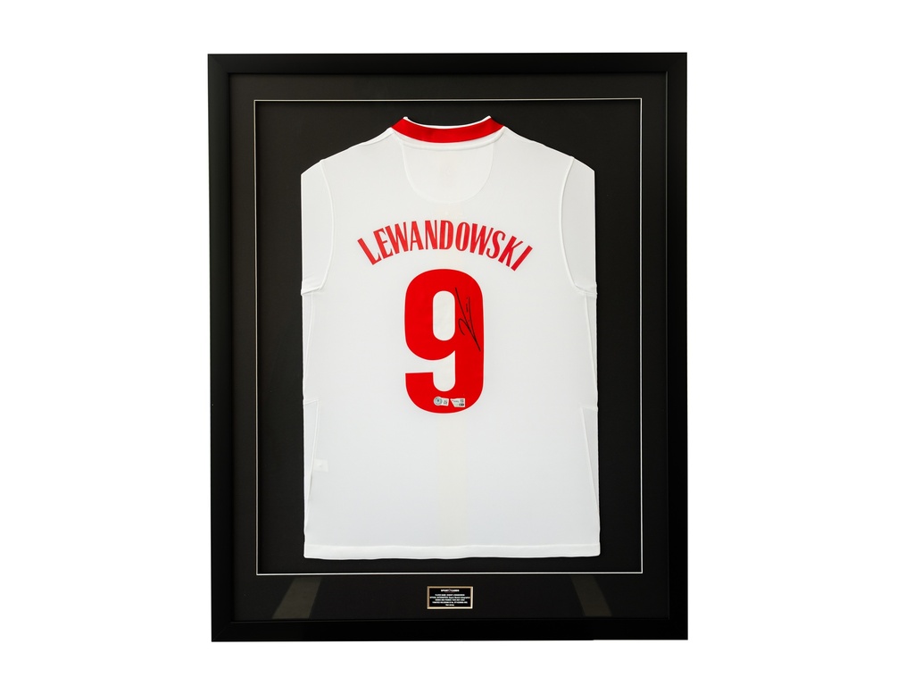 Robert Lewandowski Poland National Team Autographed Nike 2021-2022 White Jersey