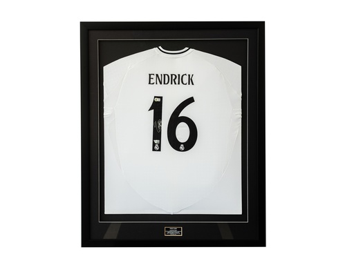 [JRSY-EN0018 ] Endrick Real Madrid CF Autographed 2024-25 White Adidas Jersey