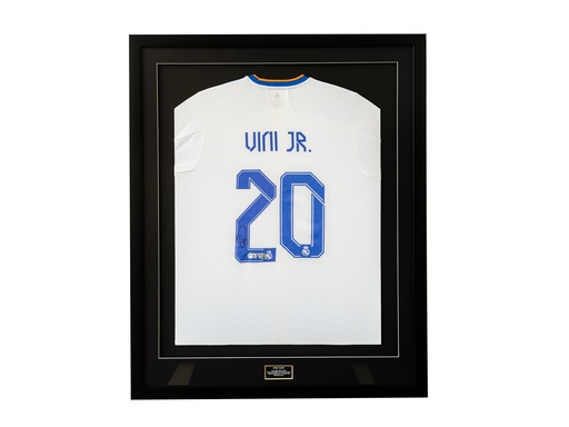 [JRSY-JU0182 ] Vinicius Junior Real Madrid Autographed Long Sleeve White Adidas Jersey
