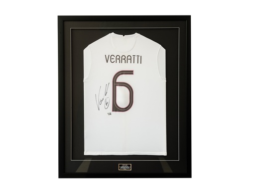 [ZZIC-JR0182 ] Marco Verratti Paris Saint-Germain Autographed 2021-22 Third Jersey