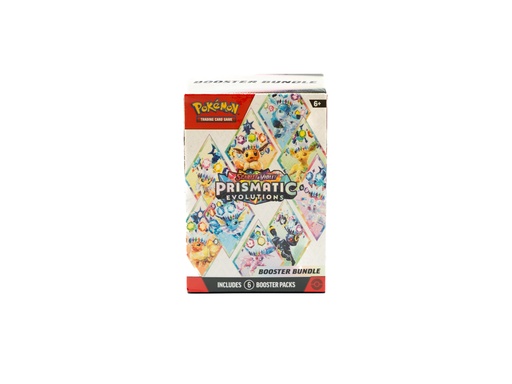 [10-10025-101] Pokemon Scarlet & Violet- Prismatic Evolutions Booster Bundle (6 Packs)