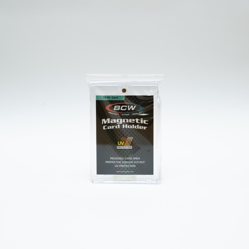 [1-MCH-75] BCW Magnetic Card Holder - 75 PT.