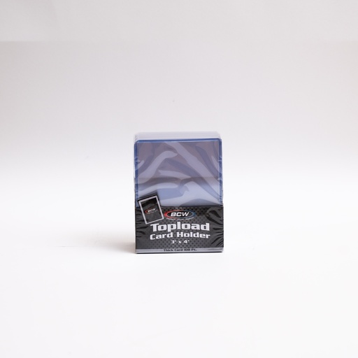 [1-TLCH-TH-2.75MM] BCW Topload Card Holder 3' X 4'  Thick Card- 108 PT (10 Holders Pack)