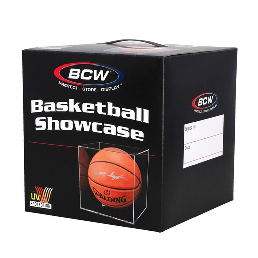 [1-SC-BBALL-UV] BCW Basketball Showcase with UV Protection