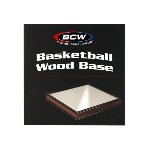 [1-WB-BBALL] BCW Wood Base for Basketball Holder