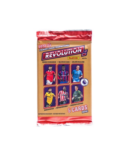 [2-12789-16] Panini Revolution Premier League Soccer (Look for Autograph from Some of the Leagues Top Players) Hobby Exclusives 2022-2023