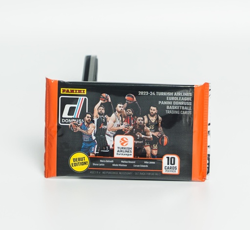 [16580] 2023-24 Turkish Airlines Euroleague Panini Donruss Basketball Trading Cards- Find 1 Autograph Per Box