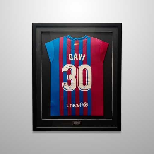 [JRSYGA0090] Gavi Auto (FC Barcelona/21-22 Home/Red & Blue/Nike) Jersey
