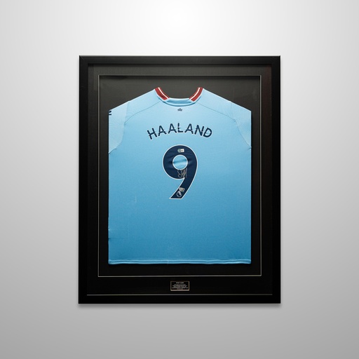 [JRSYHA0147] Haaland, Erling Auto (Man City/22-23 Home Blue /CL Patch) Jersey
