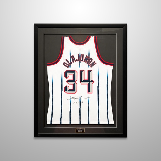 [JRSYOL0019] Hakeem Abdul Olajuwon (Olajuwon) - Sign Basketball Jersey 