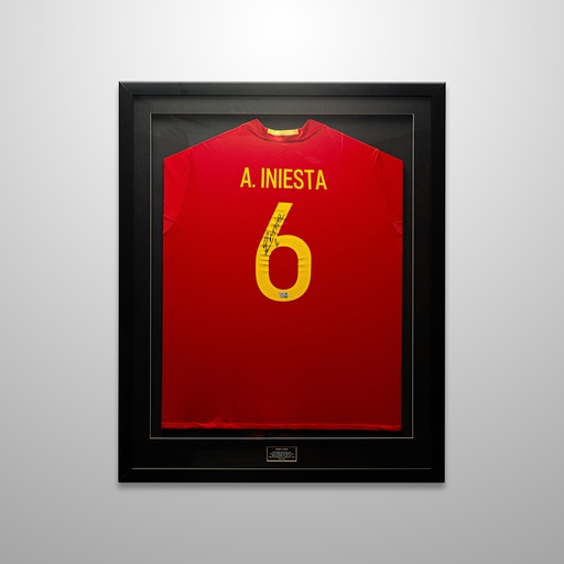 [JRSYMA0780] Iniesta Andres Auto (Spain/2016-17/Home) Jersey