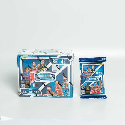[2-15702-12] Panini Contenders (23-24) Basketball Trading Cards - Find 2 Autographs Per Box