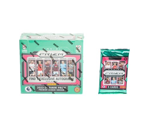 [2-15275-12] Panini Prizm Premier League Soccer Find 1 Exclusive Autograph! 2023-2024 Hobby 