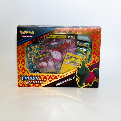 [290-85183] Pokémon Crown Zenith Regieleki V and Regidrago V Collection - Box
