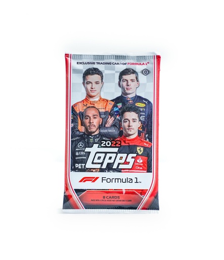 [FGC004820] Topps Formula 1 2022 Hobby- Look for Race Worn F1 Relic Cards Per Box